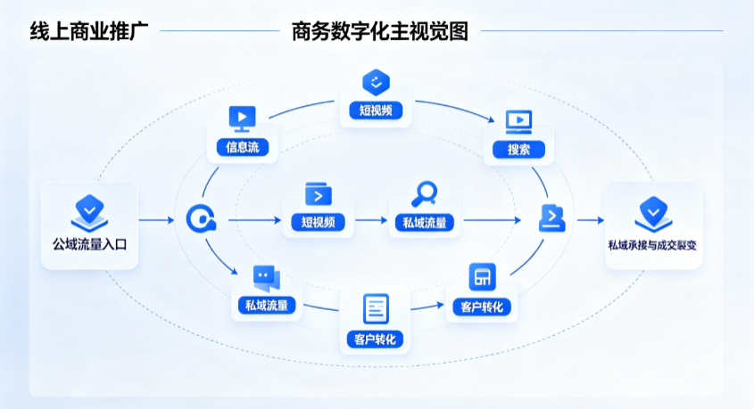 尉犁县线上商业推广怎么做？全域流量闭环搭建与低成本转化实战指南
